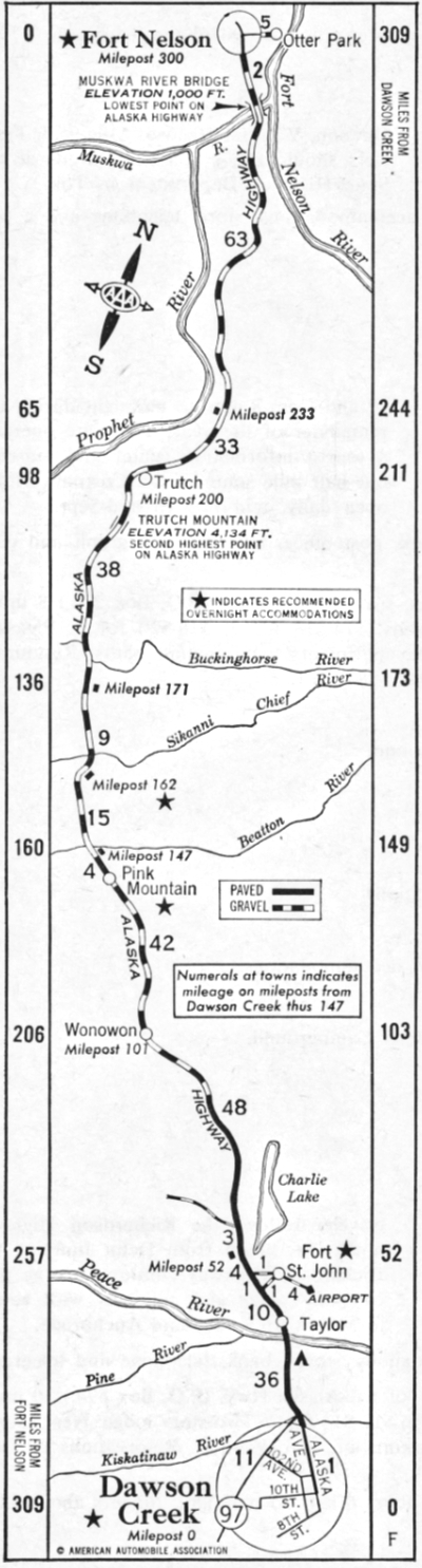 Alaska Highway, 1969