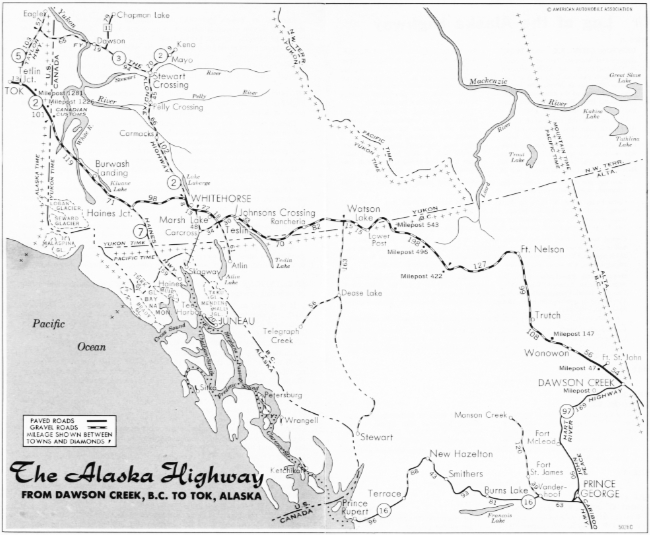 Alaska Highway, 1969