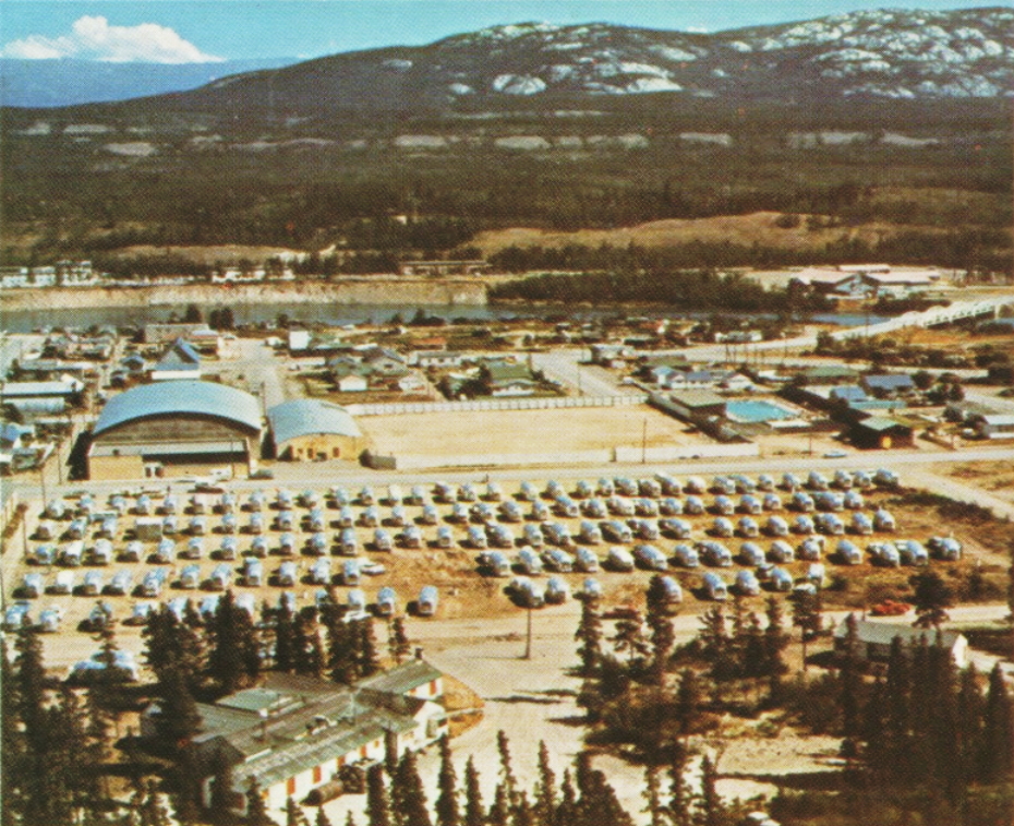 Wally Byam Caravan in Whitehorse, Yukon, in 1966