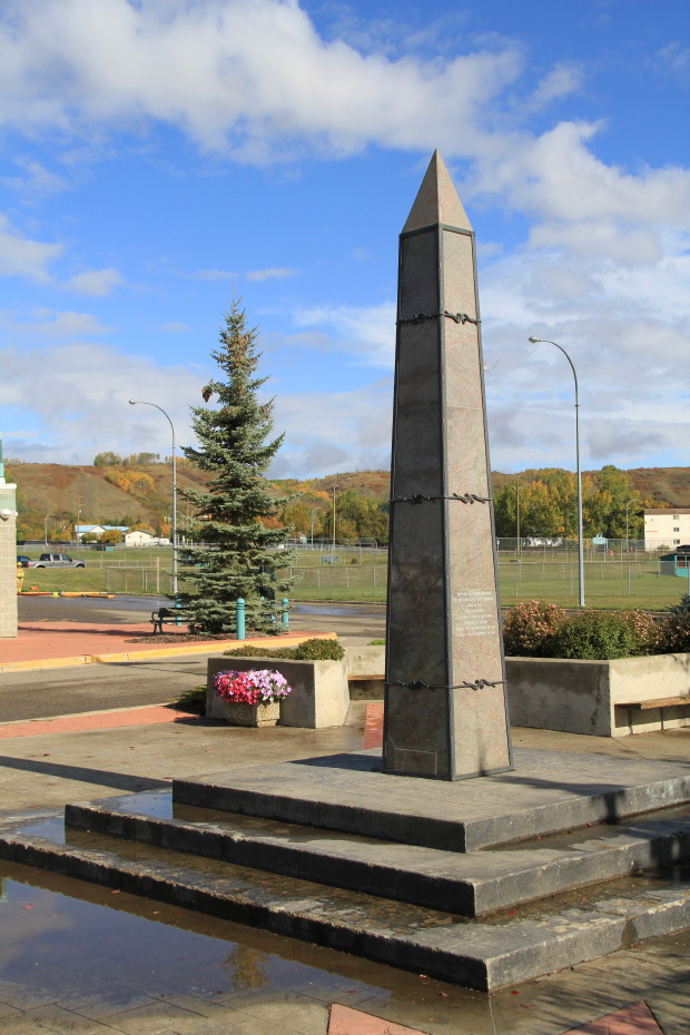 Veterans and Alaska Highway Memorial at Taylor, BC