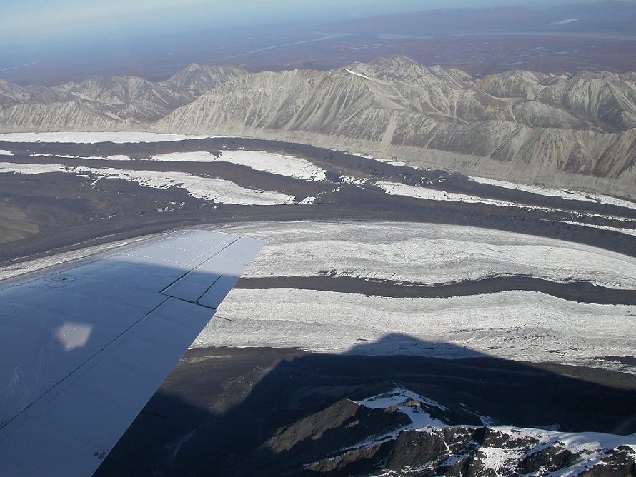 Denali National Park, Alaska from the air