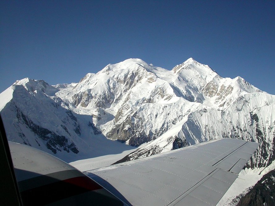 Denali National Park, Alaska from the air