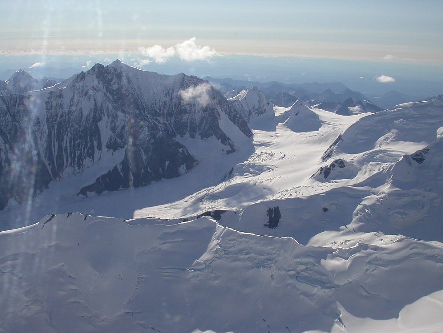 Denali National Park, Alaska from the air