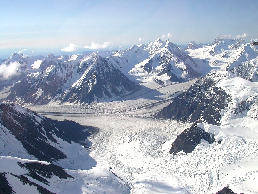 Denali National Park, Alaska from the air