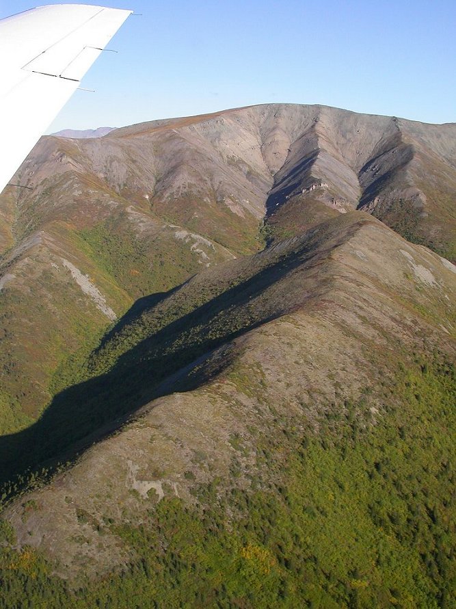 Denali National Park, Alaska from the air