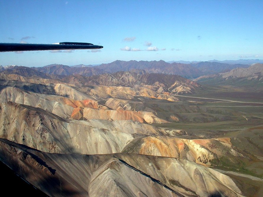 Denali National Park, Alaska from the air