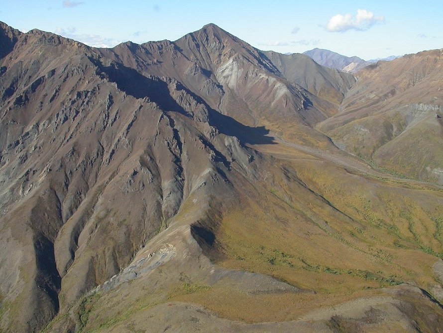 Denali National Park, Alaska from the air