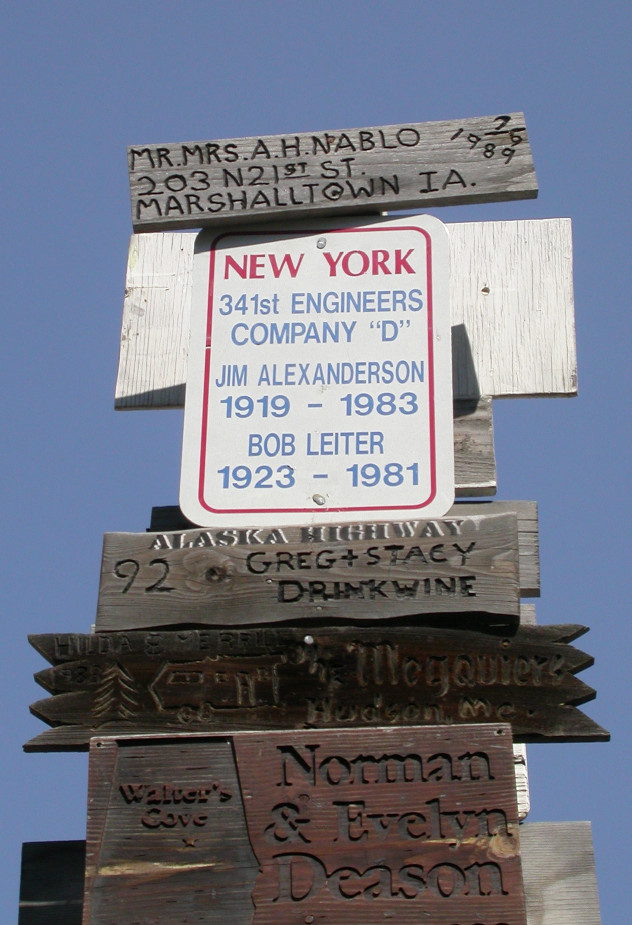 The Signpost Forest at Watson Lake, Yukon