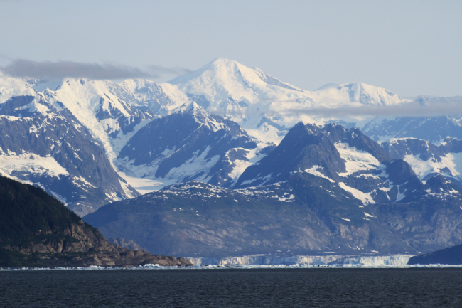 Columbia Glacier seen from an Alaska ferry