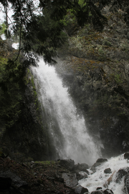 A waterfall inn the Fraser Canyon