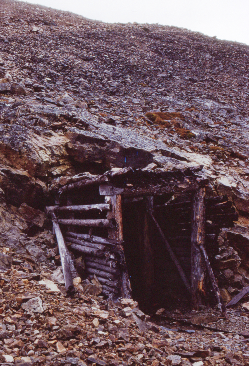 The long-abandoned Jean mine, Montana Mountain, Yukon