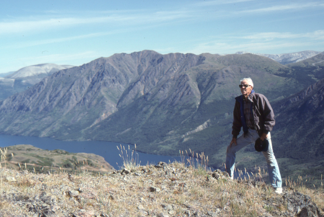 The upper Uranus silver mining claim on Montana Mountain, Yukon