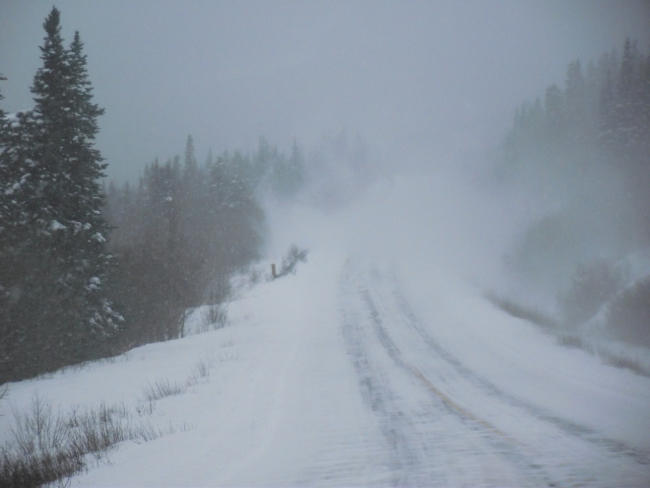 Storm-chasing in a Yukon winter
