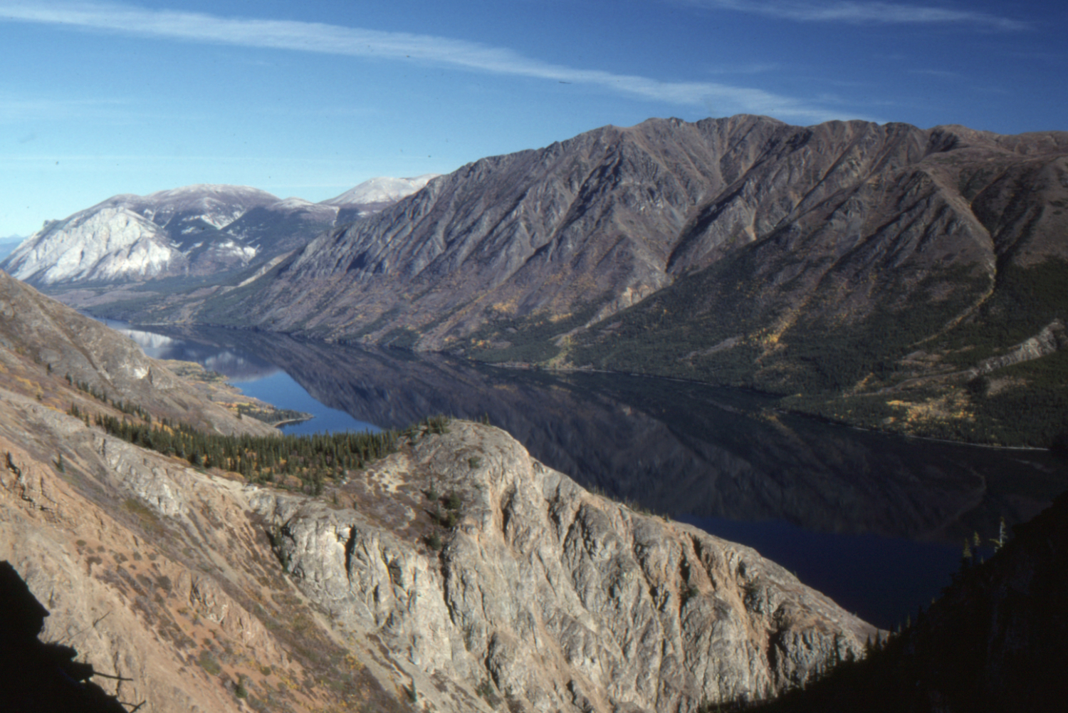 Looking across to the north side of Pooley Canyon, and Windy Arm.