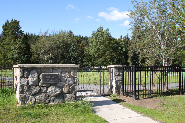 Pioneer Cemetery in Whitehorse, Yukon