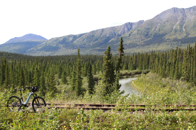 Exploring the WP&YR rail line by e-bike