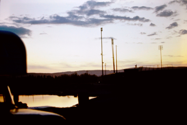 Experiencing the midnight sun at Fairbanks, June 1966