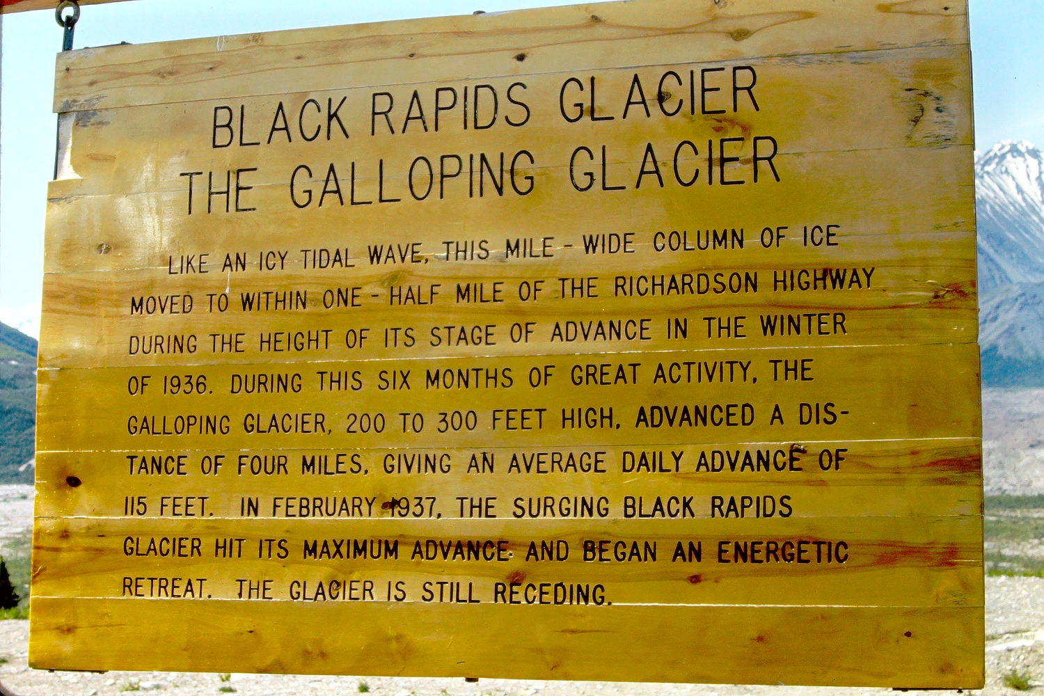 Black Rapids Glacier, Alaska, 1966