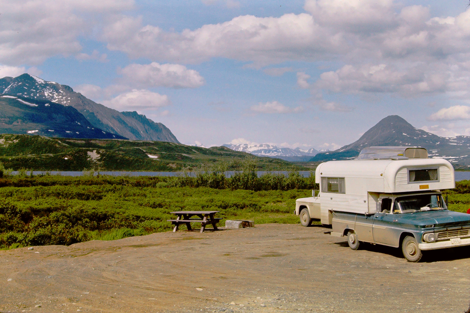 Tangle Lakes campground, June 1966