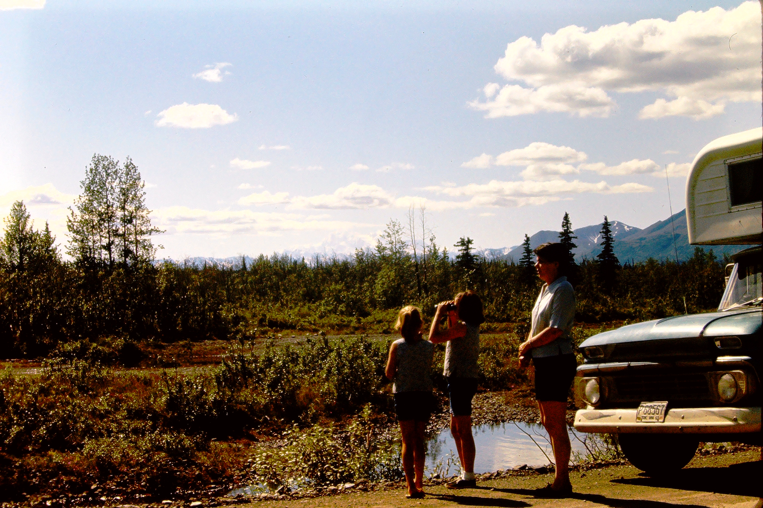 Watching wildlife in Alaska(?), 1966