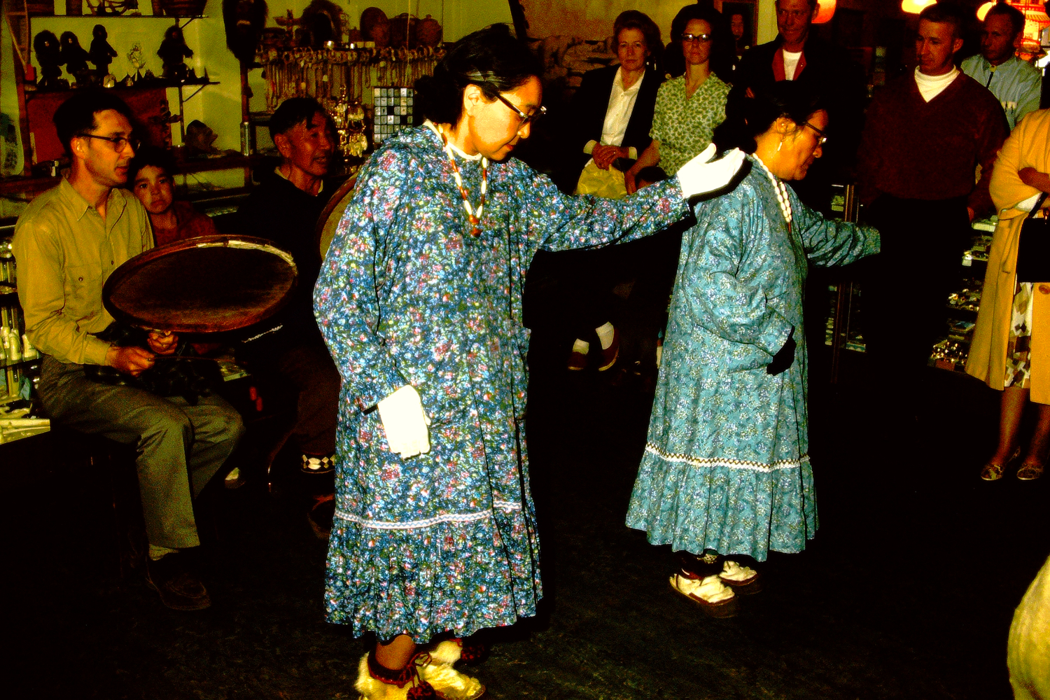 Alaska Native dancers, 1966