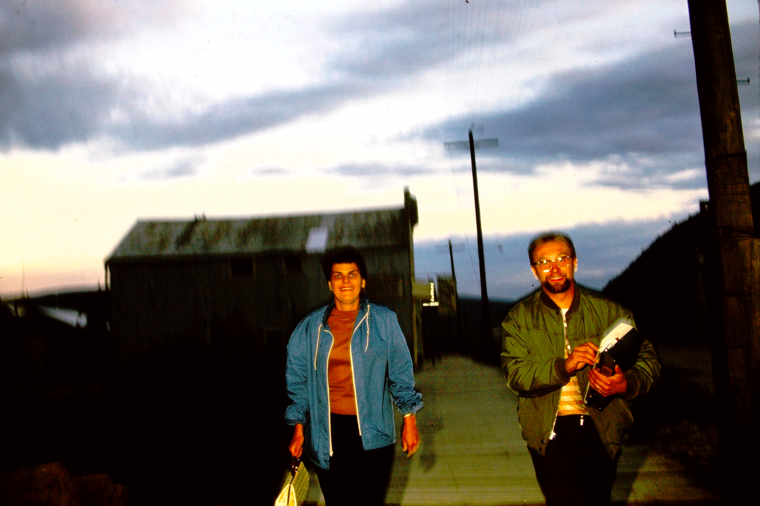 The Midnight Sun at Dawson City, Yukon, 1966