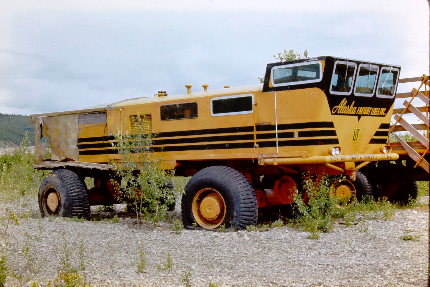 LeTourneau Sno-Freighter at Bear Creek, 1966