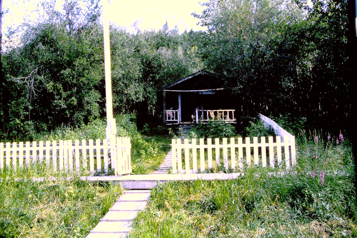The cabin of poet Robert W. Service, 1966