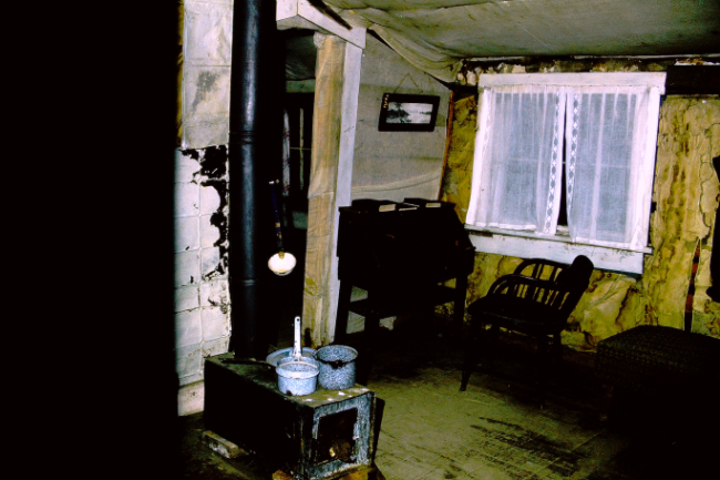 The Robert Service cabin at Dawson City, July 1966