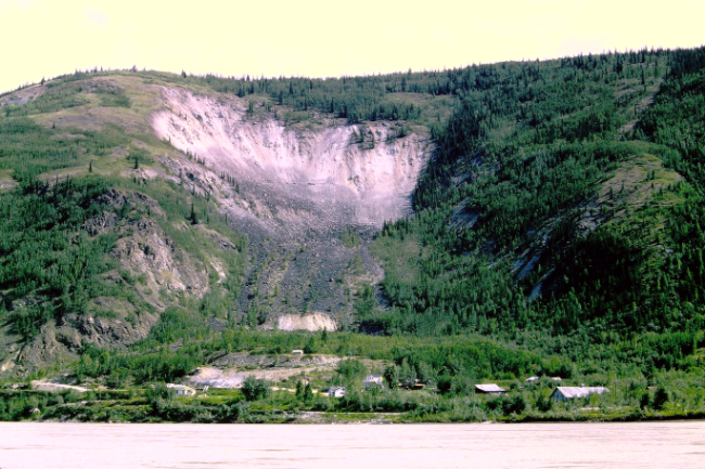 The Moosehide Slide at Dawson City, July 1966