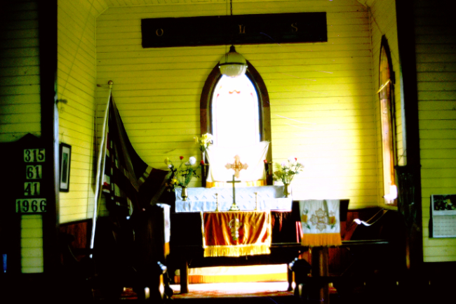 St. Barnabas Church, Moosehide, July 1966