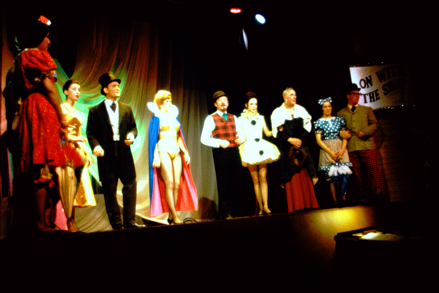 Curtain call at the Gaslight Follies, Dawson City, 1966