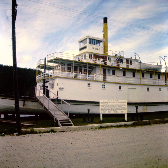 The sternwheeler Keo at Dawson City, July 1966