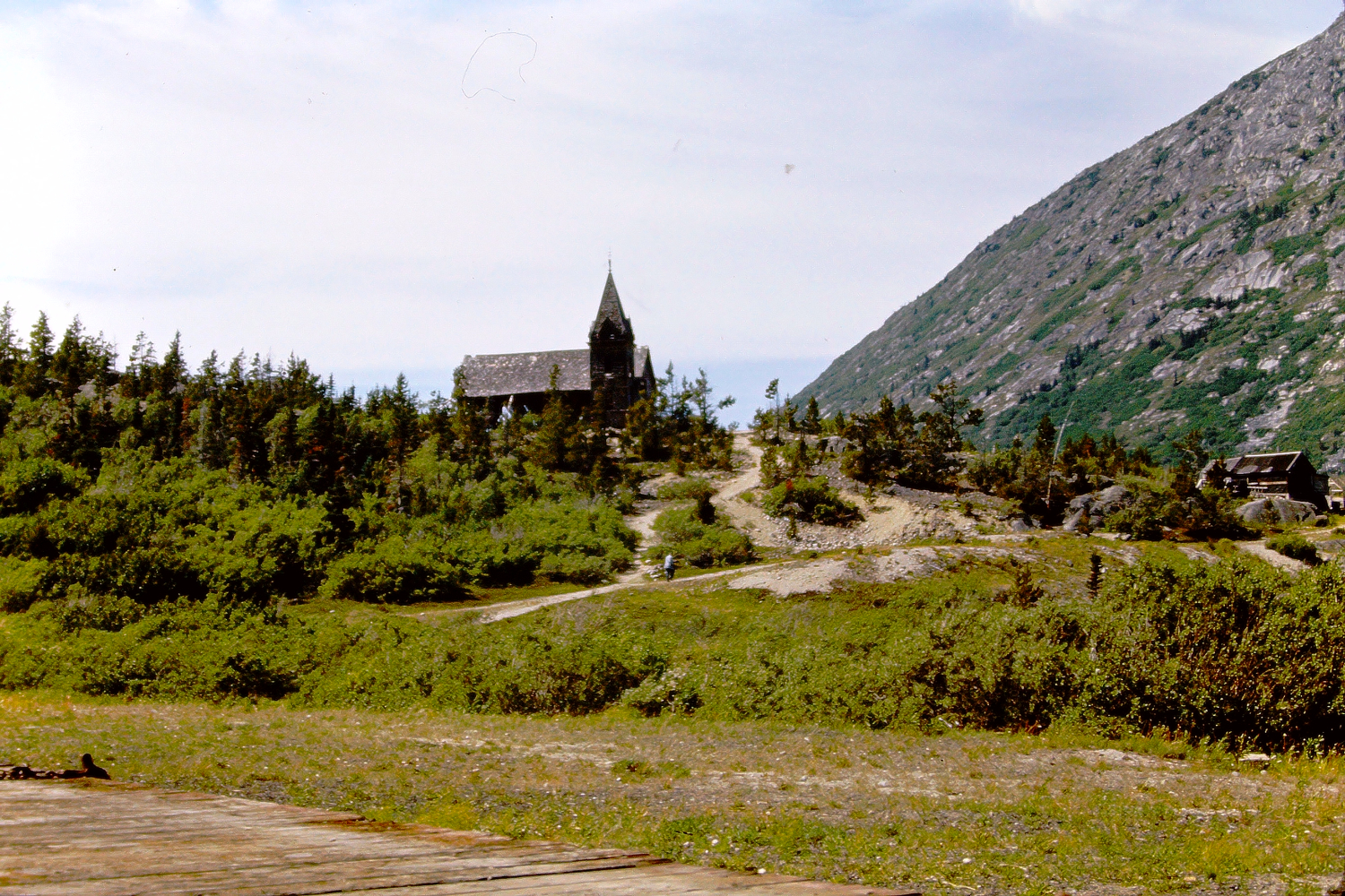 The gold rush ghost town of Bennett, 1966