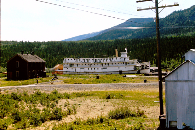 The sternwheeler Tutshi at Carcross, July 1966