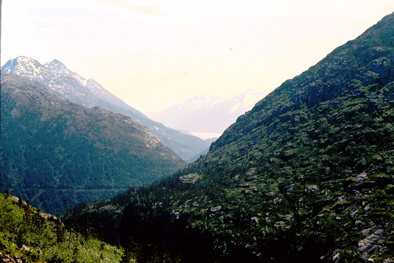 The White Pass & Yukon Route railway, 1966