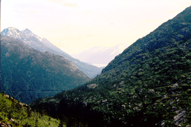 Inspiration Point on the White Pass railway, July 1966