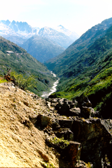 The White Pass railway, July 1966