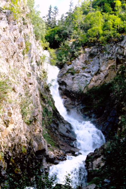 Lower Reid Falls, Skagway, July 1966