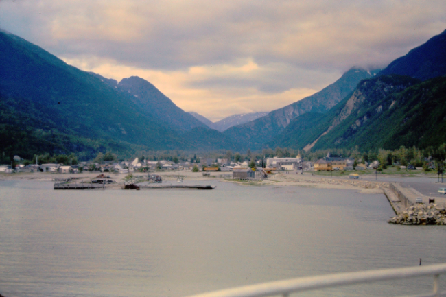 Leaving Skagway on an Alaska State ferry, July 1966