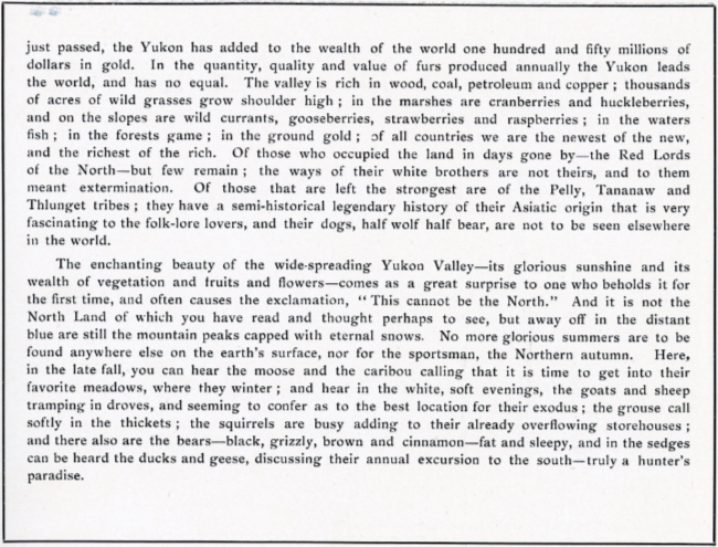 A Yukon Souvenir, 1904 - The New North Land, part 2
