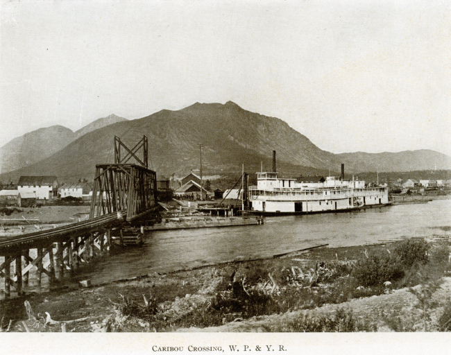 A Yukon Souvenir, 1904 - Caribou Crossing, W. P. & Y. R.