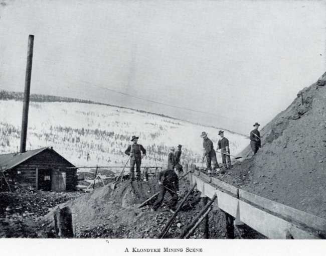 A Yukon Souvenir, 1904 - A Klondyke Mining Scene
