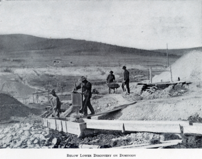 A Yukon Souvenir, 1904 - Below Lower Discovery on Dominion