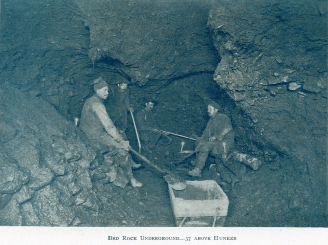 A Yukon Souvenir, 1904 - Bed Rock Underground, 37 Above Hunker