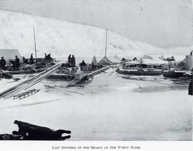 A Yukon Souvenir, 1904 - Last Shippers of the Season on the Yukon River