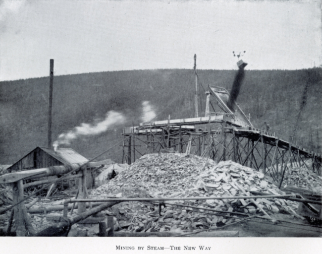 A Yukon Souvenir, 1904 - Mining by Steam, the New Way