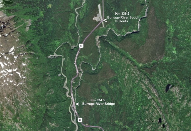 Burrage River South Pullouts, BC