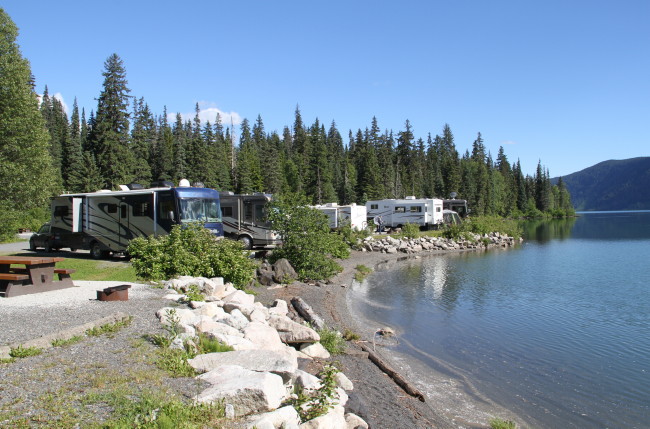 Meziadin Lake Provincial Park Campground, BC