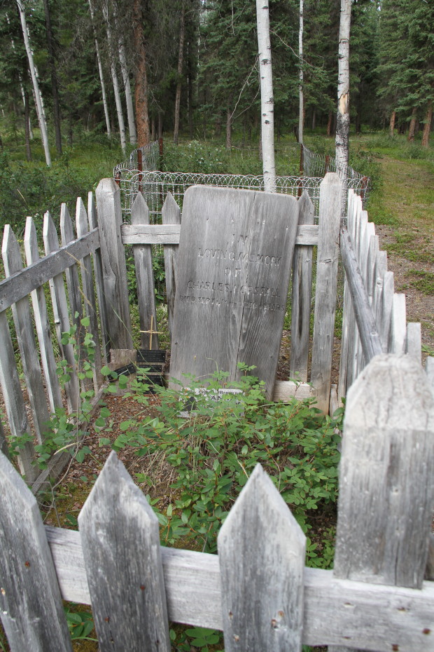 Grave of Charles Horsfall at Fort Selkirk, Yukon